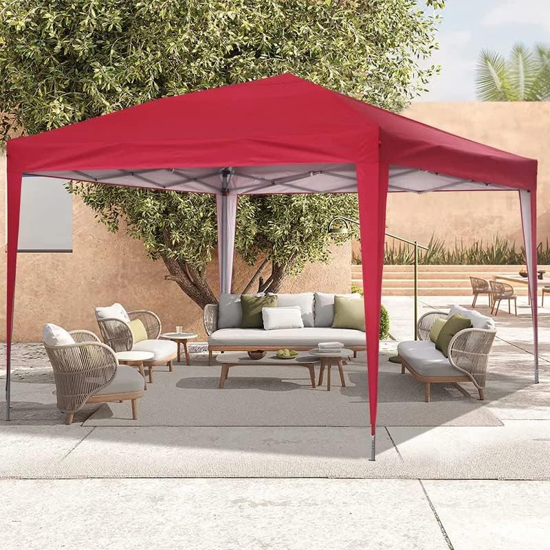 10x10 FT Pop up Canopy Tent Enclosed Instant Canopy Shelter Portable  Without SideWalls