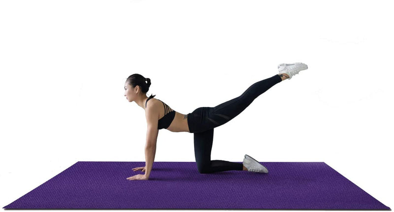 Ainfox Extra Large Yoga Mat Exercise Mat 8&