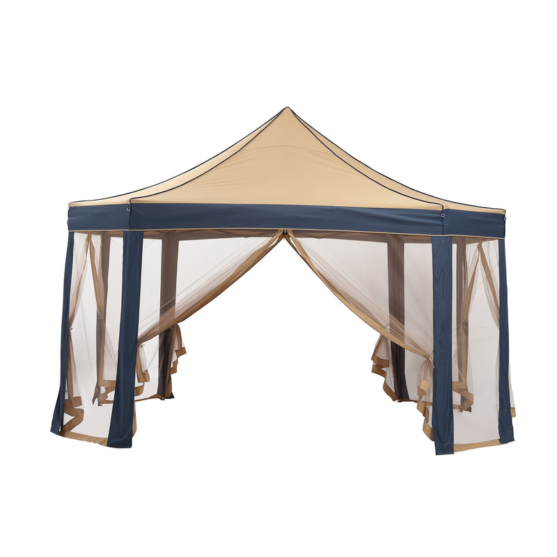 Ainfox Outdoor 8-Sided Pop Up Canopy with Sidewalls