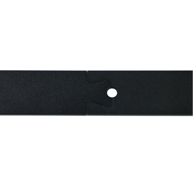 Ainfox 6FT Heavy Duty Sliding Barn Door Hardware Track Kit for Single Door Black,Includes Installation Instruction