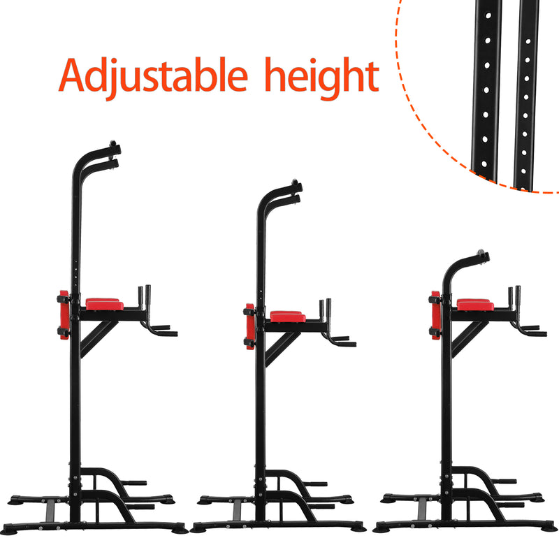 Ainfox Power Tower Exercise Equioment Multi-Function Home Strength Training Tower Dip Stands Workout Station