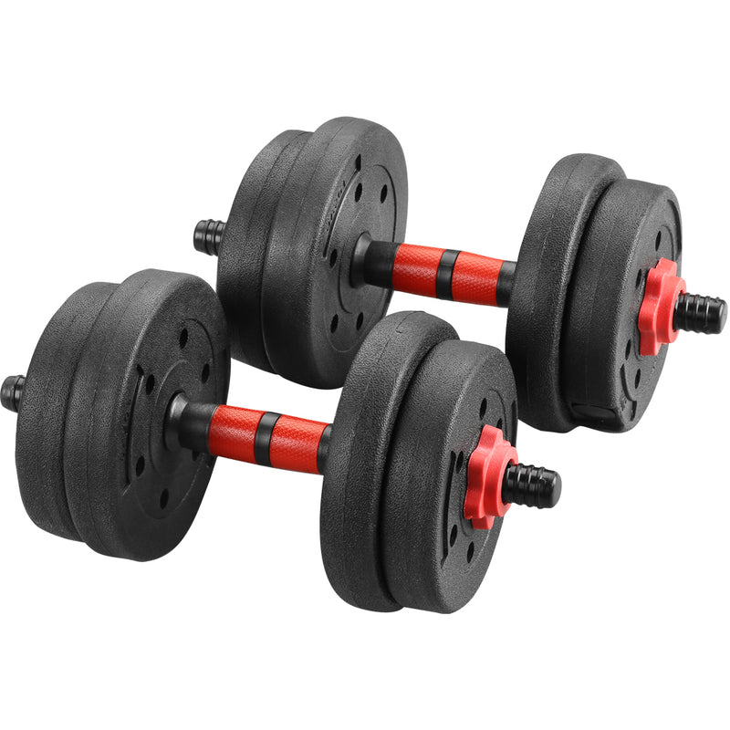 Ainfox Exercise Dumbbells Set, Adjustable Weight 22/33/44/55/66/88LBS Strength Training Equipment Barbell for Home Gym
